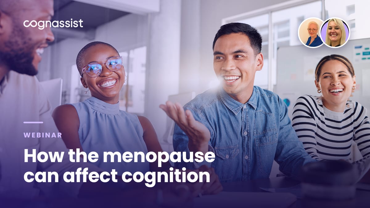 How the menopause can affect cognition