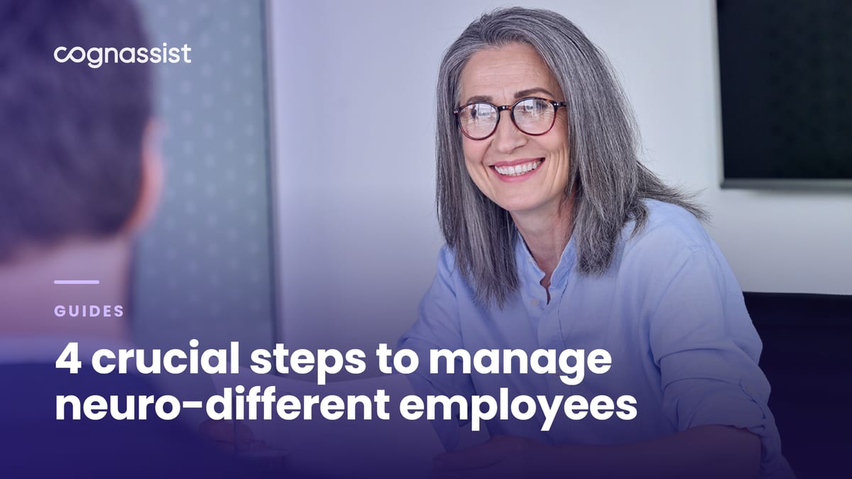 4 crucial steps to manage neuro-different employees
